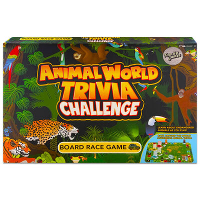 Animal World Trivia Challenge Board Game From  GBP | The Works