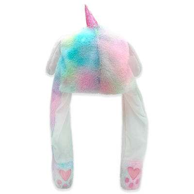 PlayWorks Hugs & Snugs Unicorn Plush Hat with Moving Ears image number 2
