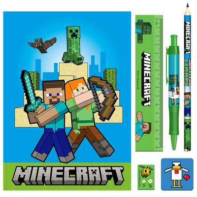 Minecraft A5 Bumper Stationery Set image number 2