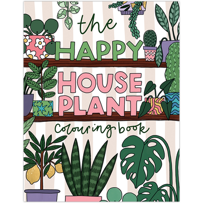 The Happy House Plant Colouring Book image number 1