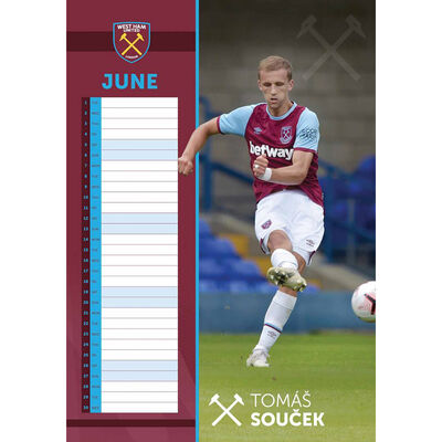 West Ham FC A3 Calendar 2021 image number 2