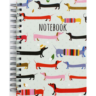 A6 Sausage Dog Lined Notebook From 0.50 GBP | The Works