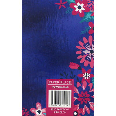 A6 Wiro Floral 2020 Week to View Diary image number 2