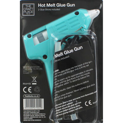 Blue Mini Hot Melt Glue Gun image number 2