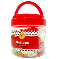 Assorted Tub of Buttons: 220g