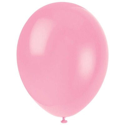 Blush Pink Latex Balloons: Pack of 10 image number 1