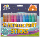 Craft Planet Metallic Paint Sticks: Pack of 12 image number 1