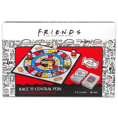 Friends Trivia Race to Central Perk Board Game & Limited Edition Top Trumps Card Game image number 2