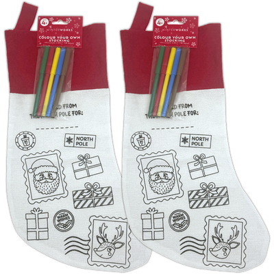 Colour Your Own Christmas Stocking Bundle image number 1