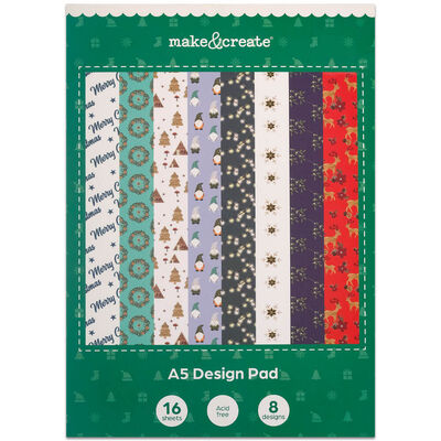 Christmas Patterns A5 Design Pad image number 1