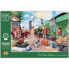 The Train Driver by Trevor Mitchell 1000 Piece Jigsaw Puzzle image number 1