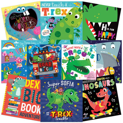 Dino and Friends: 10 Kids Picture Book Bundle image number 1