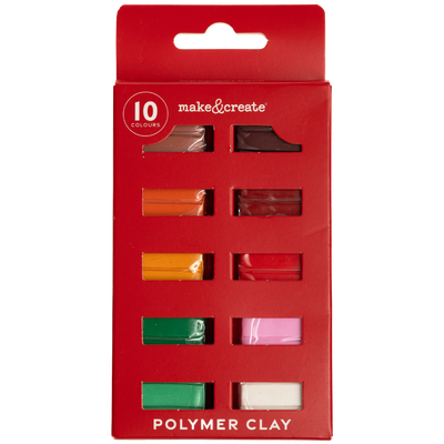Modelling Polymer Clay Set: Pack of 10 image number 1