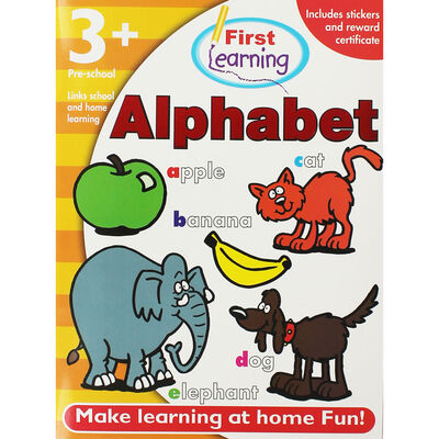 First Learning Alphabet Workbook: Pre-School image number 1
