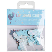 Blue Baby Shower Paper Confetti