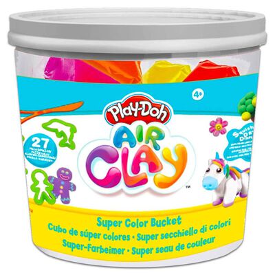 Play-Doh Air Clay Super Colour Bucket image number 1