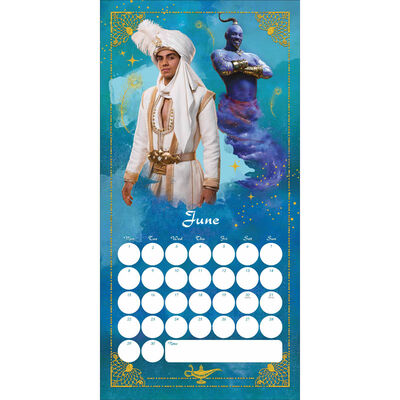 Disney Aladdin Official 2020 Calendar image number 2