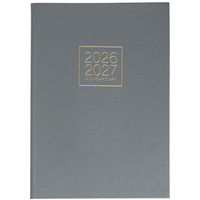 B5 Mid-Year 26-27 Diary: Grey image number 1
