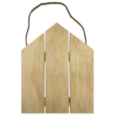 Wooden House Hanging Sign image number 1