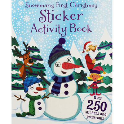 Snowman's First Christmas: Sticker Activity Book image number 1