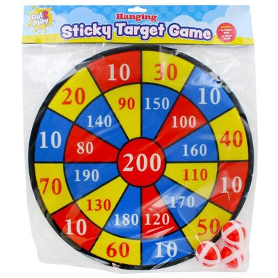 Out 2 Play - Colourful Hanging Sticky Target Game image number 1