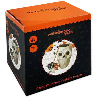 Halloween Paint Your Own Tealight Holder image number 1