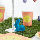 Neon Faux fur Easter Bunny Decorations: Pack of 5 image number 3