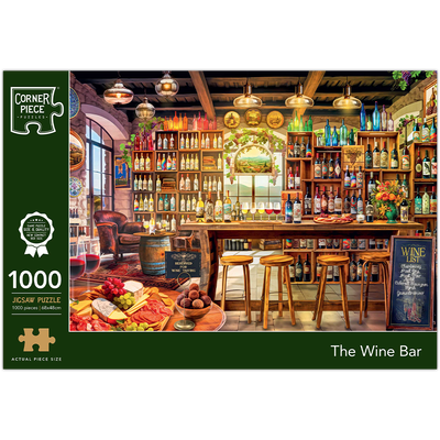 The Wine Bar 1000 Piece Jigsaw Puzzle image number 1