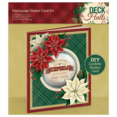 Decoupage Shaker Christmas Card Kit image number 1