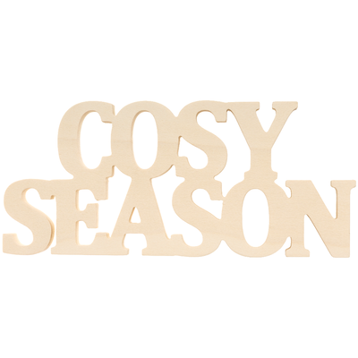 Cosy Season Wooden Sign image number 1