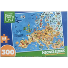 Discover Europe 300 Piece Jigsaw Puzzle image number 1