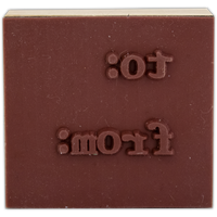 Wooden To and From Stamper