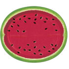 Watermelon Large Oval Paper Plates - 8 Pack image number 1