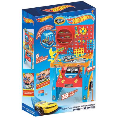 Hot Wheels Garage and Tool Bench Set image number 1