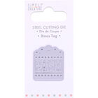 Christmas Tag Steel Cutting Die image number 1