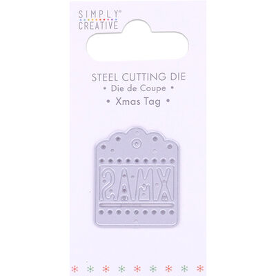 Christmas Tag Steel Cutting Die image number 1