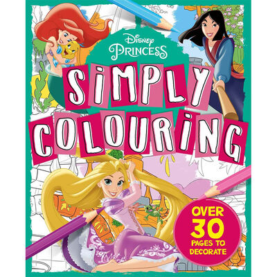 Disney Princess Simply Colour image number 1