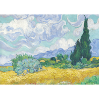Wheatfield Cypresses 500 Piece Jigsaw Puzzle