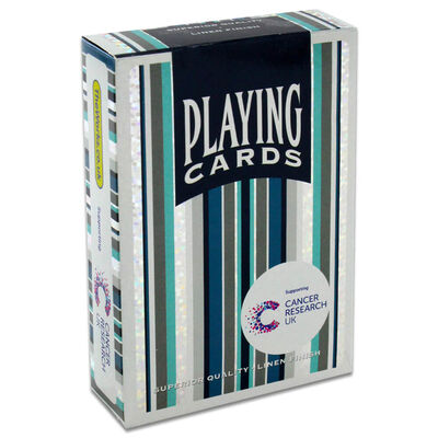 Cancer Research UK Striped Playing Cards - Supporting CRUK image number 1