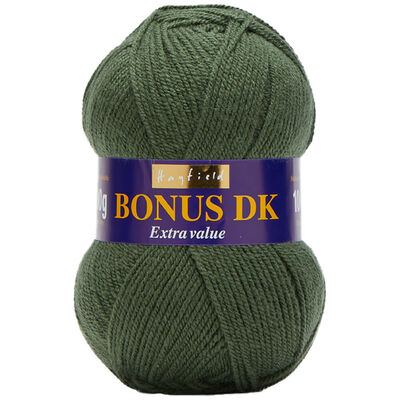 Bonus DK: Forest Green Yarn 100g image number 1
