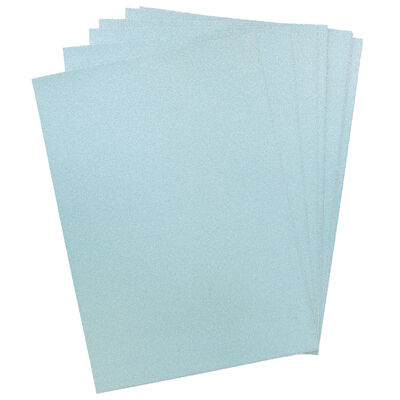Crafters Companion Glitter Card 10 Sheet Pack - Baby Blue image number 2