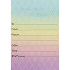 8 Pastel Rose Party Invites image number 2