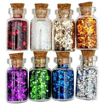 Glitter Craft Jars: Pack of 8 image number 2