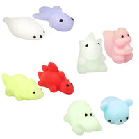 Pack of 2 Mini Stretchy Squishy Animals: Assorted