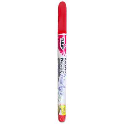 Tulip Skinny Fabric Marker Pen: Red image number 1