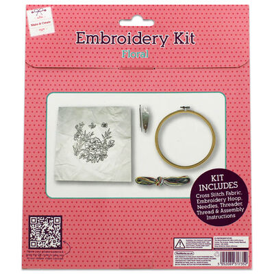 Floral Embroidery Kit image number 2