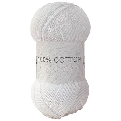 Cygnet Cotton DK: White 100g From 3.00 GBP | The Works