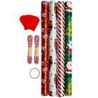 Kids Christmas Wrapping Paper: Pack of 4 image number 1