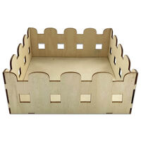 Wooden Easter Hamper Basket