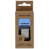 7 Day Week Rotating Stamp & Ink Set